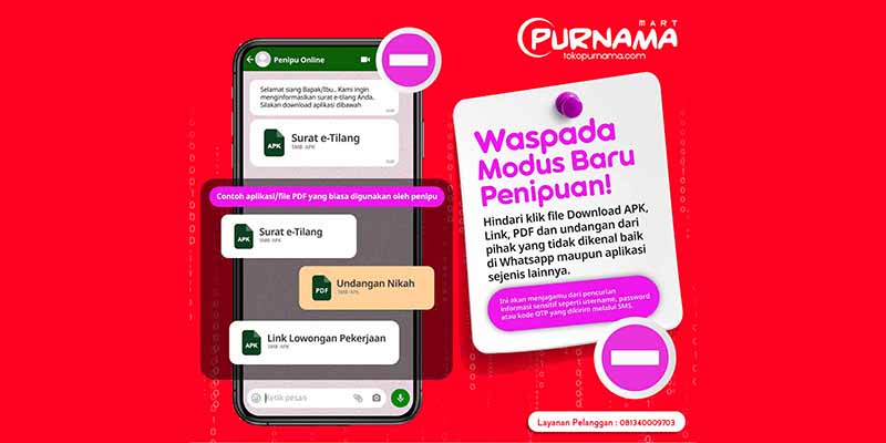 SELALU BERHATI HATI SAAT TERIMA WA DARI...